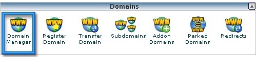 FastDomain Domain Manage Tab