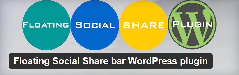 WordPress Floating Social Share Bar WordPress