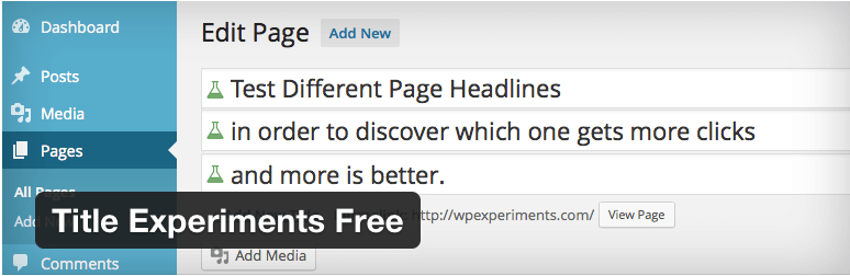 WordPress Title Experiment Plugin