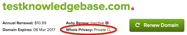 Name.com Remove Domain Privacy
