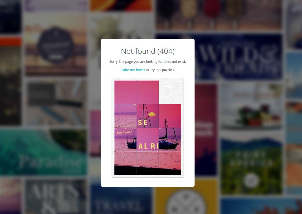 Canva 404 Page